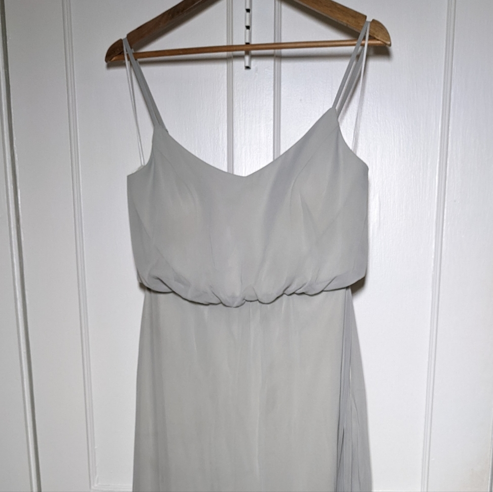Sky Gray Bridesmaid Dress